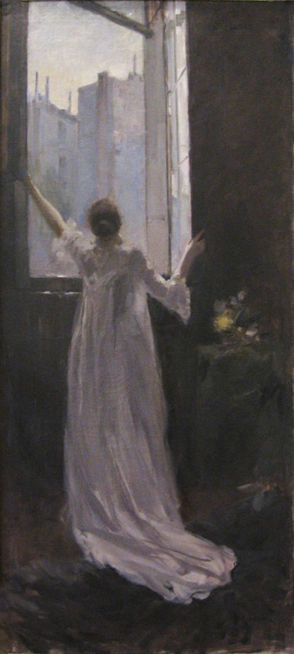 By the Window by Constantin Korovin